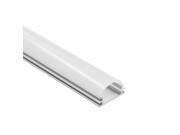 3.3ft 1m Aluminum U Shape Channel for LED Strip Lights w Arc Shape White Cover Emulational Neon Effect U05