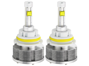 9004 9007 High Low Beam LED Headlight Conversion Kit 2 pcs 9007 LED Headlight Bulbs w 2 Installation Cables 30W 3000LM Each Daylight 6000K Waterproof IP