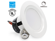 15Watt 4 inch ENERGY STAR UL listed Dimmable Retrofit LED Recessed Lighting Fixture 2700K Warm White LED Ceiling Light 850LM 85W Equivalent Remodeled Recess