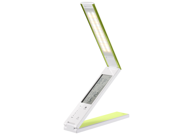 Portable Folding LED Desk Lamp Rechargeable Reading Lamp with Calendar Alarm Clock 3 Lighting Modes Cold Warm and Natural EM206