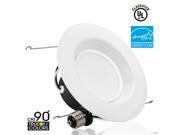 TORCHSTAR Wet Location 5 6 inch Dimmable Retrofit LED Recessed Lighting Fixture 15W 100W Equivalent High CRI 90 ENERGY STAR 3000K Warm White Recessed L