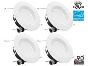 TORCHSTAR Wet Location 5 6 inch Dimmable Retrofit LED Recessed Lighting Fixture 15W 100W Equivalent High CRI 90 ENERGY STAR 4000K Cool White Recessed L
