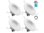 TORCHSTAR 5 6 Inch Dimmable Recessed LED Downlight 13W 90W Equivalent Energy Star 5000K Daylight 900lm Retrofit LED Recessed Lighting Fixture 5 YEAR War