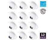 12 PACK TORCHSTAR 6 inch Dimmable Recessed LED Downlight 17W 120W Equivalent ENERGY STAR 2700K Soft White 1200lm LED Retrofit Recessed Lighting Fixture