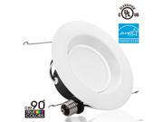 TORCHSTAR Wet Location 5 6 inch Dimmable Retrofit LED Recessed Lighting Fixture 15W 100W Equivalent High CRI 90 ENERGY STAR 5000K Daylight Recessed LE