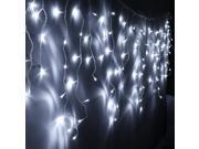 11ft Christmas LED Icicle Lights 120 LEDs Extendable 8 Work Modes Starry Light Strings for Xmas Holiday Festival Wedding Party Event Decorative Lightin
