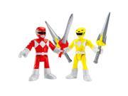 Imaginext Power Rangers Red Ranger Yellow Ranger