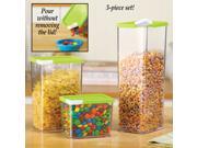 Stackable Easy Pour Containers Set of 3