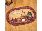 Primitive Country Charm Braided Rug