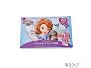 Sofia the First Valentine Candy Card Kit