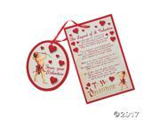 The Legend of St. Valentine Ornaments on Cards
