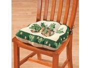 Reversible Holiday Bells Chair Pad