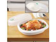 Microwave Poultry Plate with Lid