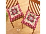 Patchwork Country Star Chair Cushion Set