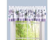 Lavender Floral Butterflies Window Valance