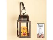 Country Star LED Wall Lantern with Remote