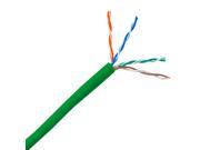Bulk Cat5e Green Ethernet Cable Stranded UTP Unshielded Twisted Pair Pullbox 1000 foot