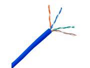 Bulk Cat5e Blue Ethernet Cable Solid UTP Unshielded Twisted Pair Pullbox 1000 foot