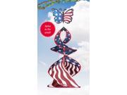 Butterfly Patriotic Hanging Wind Spinner