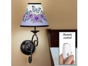 Butterfly Floral Wall Lamp with Remote