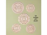 Ornate Pattern Wall Decals Set of 5
