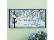 Lighted Wisteria Blossoms Inspirational Wall Art
