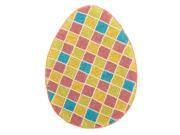 Checkered Easter Egg Beaded Placemat
