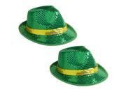 Sequin St. Patrick’s Day Hats Set of 2