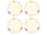 Yellow Cutwork Easter Egg Placemats Set of 4