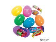 Candy Filled Bright Easter Eggs