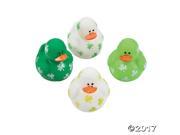 St. Patrick s Day Mini Shamrock Rubber Duckies