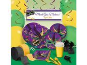 Mardi Gras Masks Ultimate Party Pack For 8