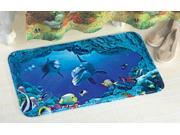 Dolphin Bay Ocean Life Bath Mat