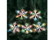 Holiday Snowflake Colorful Light Set