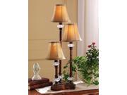 Traditional Candlestick Table Trio Lamp