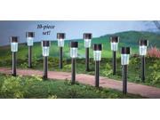 Solar Pathway Garden Stake Lights Set of 10