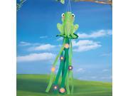 Frog and Flowers Windsock
