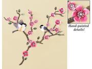 Floral Cherry Blossoms and Branches Wall Art