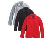 Polar Fleece Jacket-LG-RED Polar Fleece Jacket-LG-RED