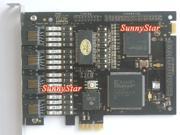 TE420 Quad E1 T1 J1 Ports PCI Express digital asterisk card with Hardware Echo Cancellation Slot TE420P TE420B TE410