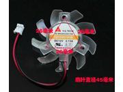 Y.S.TECH 4510 YD124510HB Cooling Fan with 12V 0.13A 2.6*2.6*2.6cm 2.0P 2 Wires For bridge chip and Video card