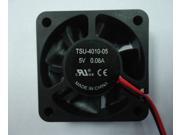 TSU 4010 05 Silent Cooling Fan With 5V 0.08A 2Wire 40*40*10mm For USB Power Supply