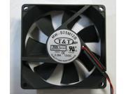 MW 925M12B 9225 Cooling Fan with 12V 0.28A 2 wires