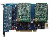 TDM800 TDM800P 8 Ports Analog Asterisk PRI Card with 8 FXS Module PCI interface Support Echo Cancellation module trixbox elastix freepbx voip AEX800 X400M S400M