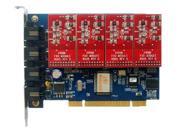 TDM400 digium analog Card with 4 FXO Module PCI interface Supports Elastix Freepbx dahdi X100P TDM410 AEX410 TDM400P