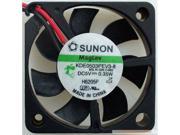 SUNON 3006 KDE0503PEV3 8 square Cooling fan with 5V 0.35W 2 wires