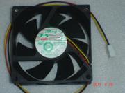 MAGIC 8025 MGT8012HB A25 Square Cooling fan with 12V 0.24A 3 wires