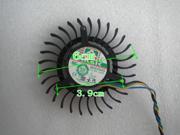 MAGIC MGT6012YR W15 Frameless cooling fan with 12V 0.37A 4 wires