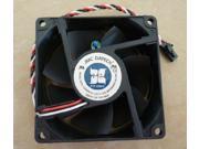 JMC 8025 0825 12HBTA square Cooling fan with 12V 0.5A 2 Wires PWM