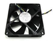 Free Express Shipping 2 Pcs Foxconn 9025 PV902512PSPF Square cooling fan with 12V 0.4A 4 Wires